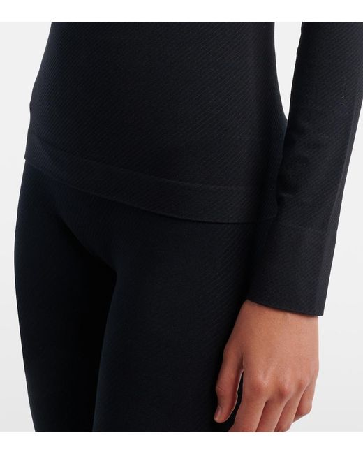 Perfect Moment Blue Turtleneck Ski Top