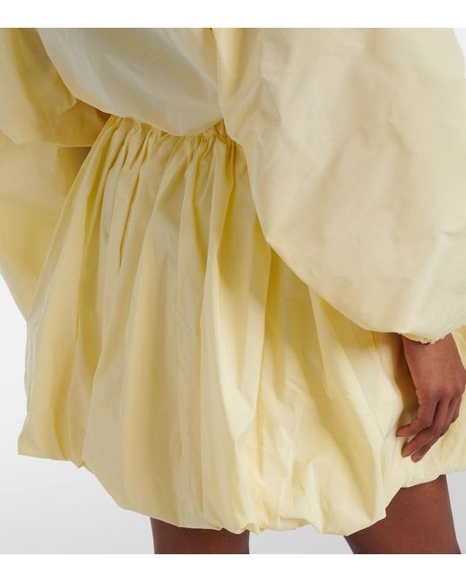 Patou Natural Gathered Miniskirt