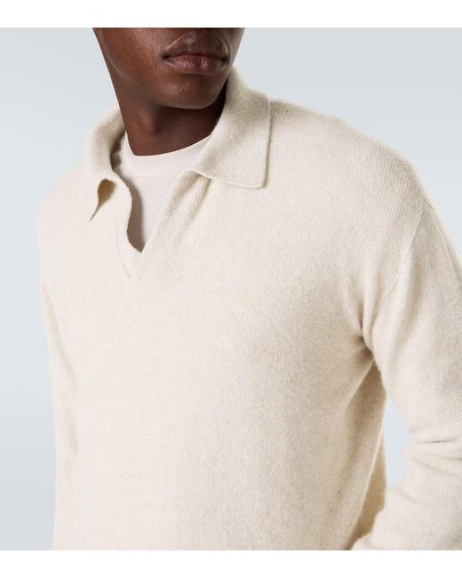 The Row Polopullover Leach Aus Kaschmir in Natural für Herren