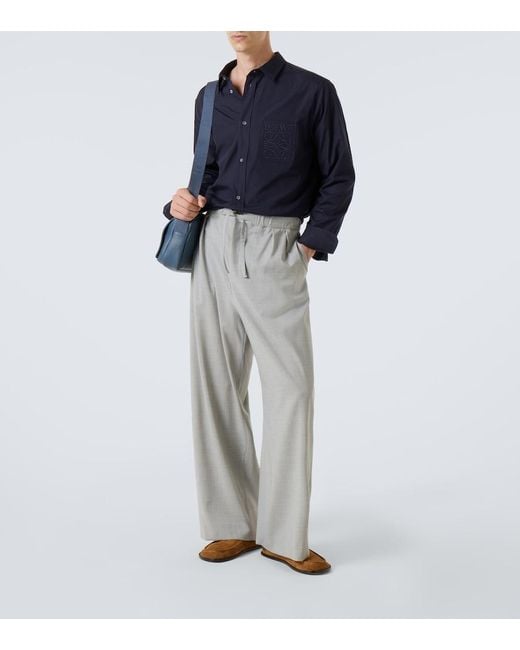 Camicia di Loewe in Blue da Uomo