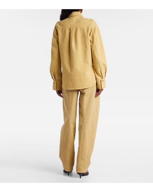 Victoria Beckham Natural Denim Shirt