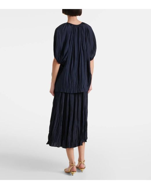 Joseph Blue Briela Silk Blouse
