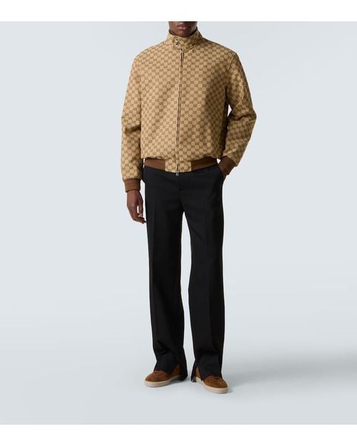 Gucci Brown G75 Sneaker, Suede for men