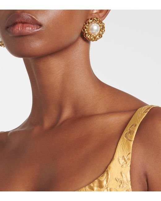 Jennifer Behr Metallic Marit 18Kt-Plated Earrings