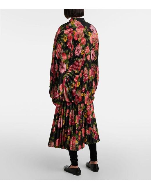 Junya Watanabe Black Pleated Shirt