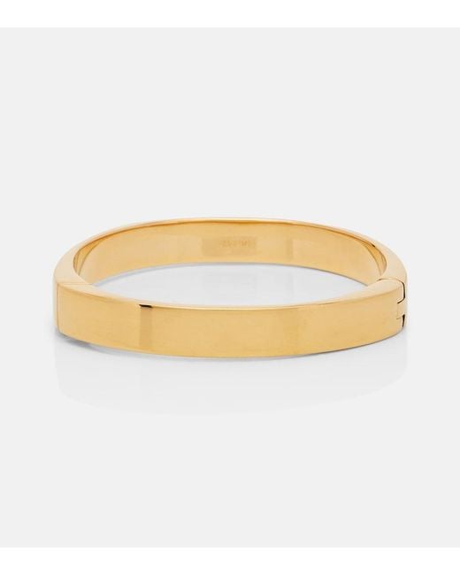 Totême  Metallic Signature 18Kt-Plated Bangle