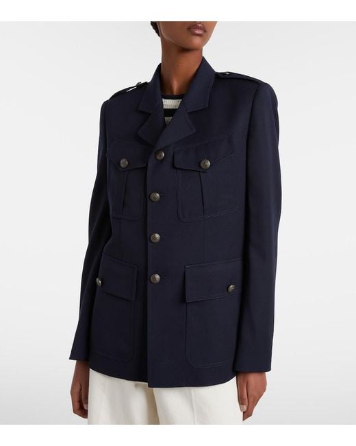 Ralph Lauren Blue Wool Jacket