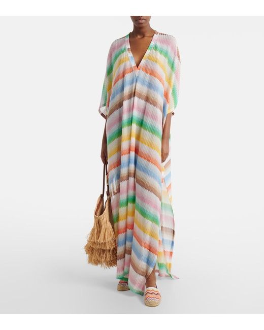Missoni Pink Elle Zigzag Lame Espadrilles