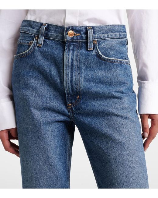 Agolde Blue Leena Flared Jeans