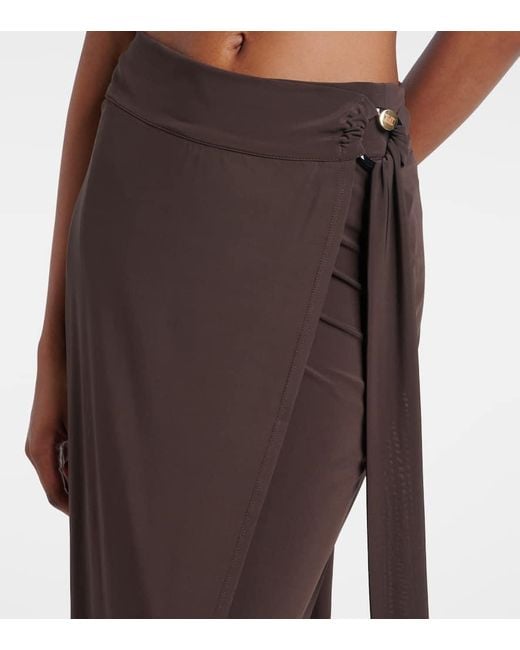 Max Mara Brown Beach Cover-Up