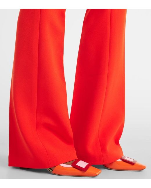 Safiyaa Alexa Crepe Flared Pants