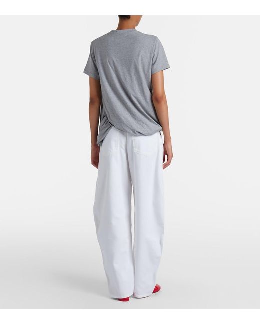 Loewe White Barrel-Leg Jeans