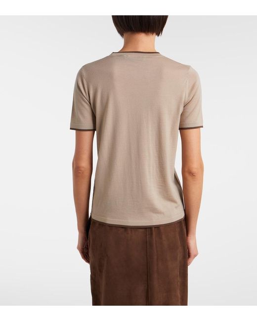 Max Mara Natural Wool T-Shirt
