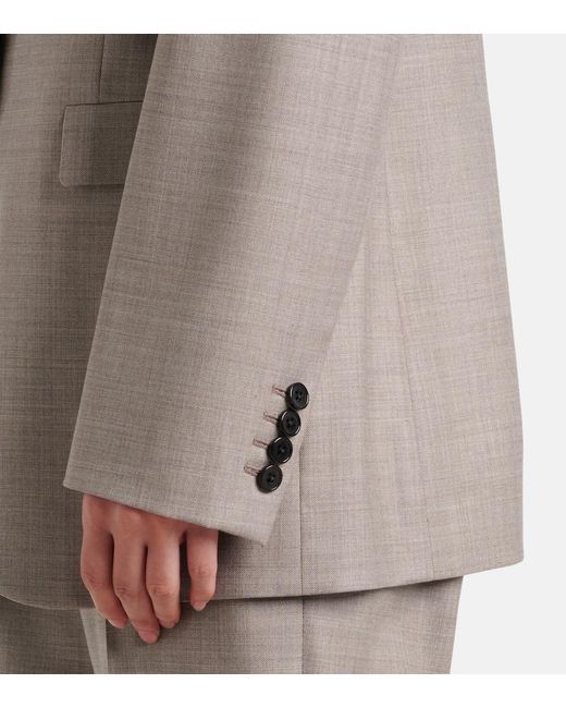 The Row Gray Selene Wool Jacket