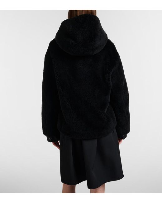 Yves Salomon Black Wool Jacket