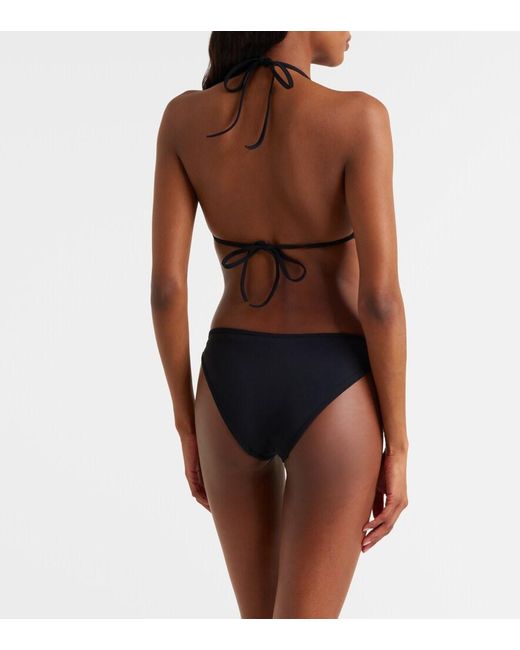 Gucci Black Double G Bikini