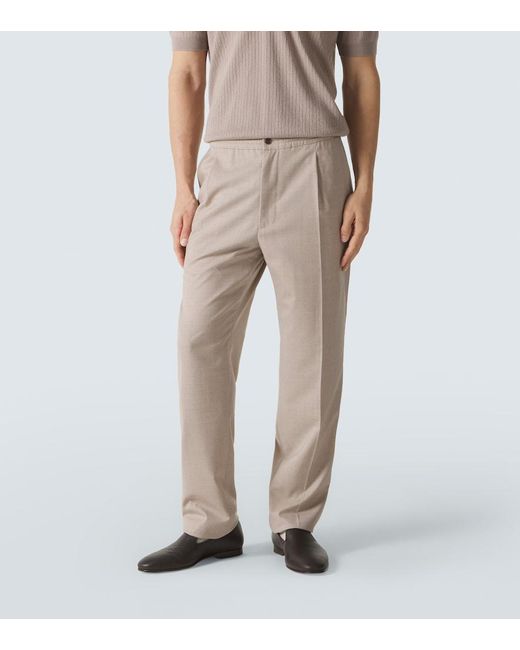 Dunhill Natural Wool Chinos for men