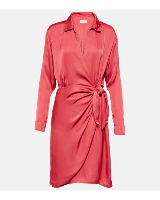 Velvet Red Juni Wrap Dress