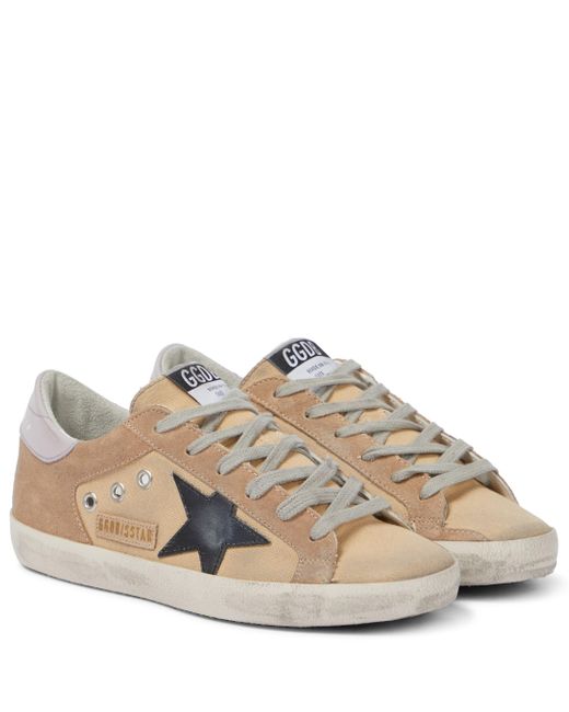 Zapatillas Superstar de lona y gamuza Golden Goose Deluxe Brand de color Natural