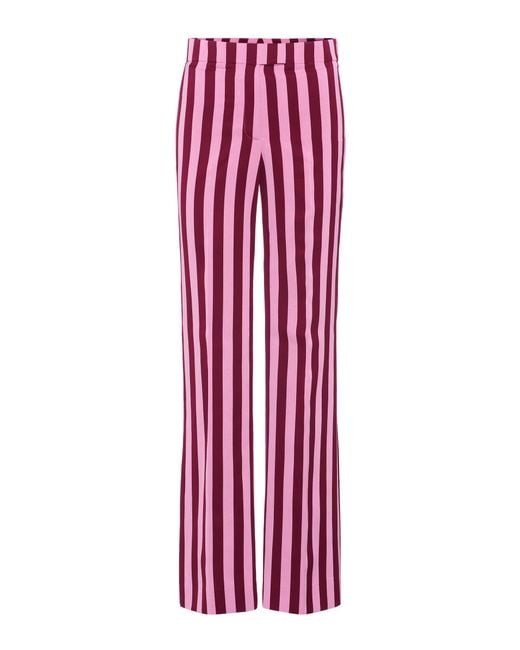 AlexaChung Pink Striped Trousers