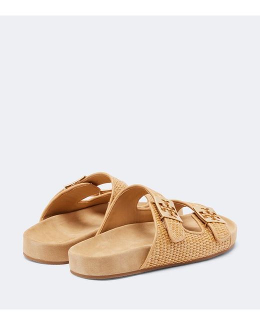 Tory Burch Brown Slides Mellow