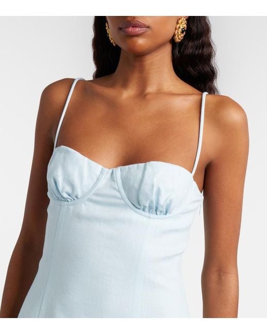 Sir Blue Linen Minidress