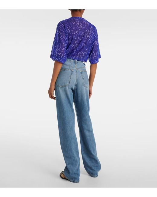 Jeans Regular 90S A Vita Alta di Re/done in Blue