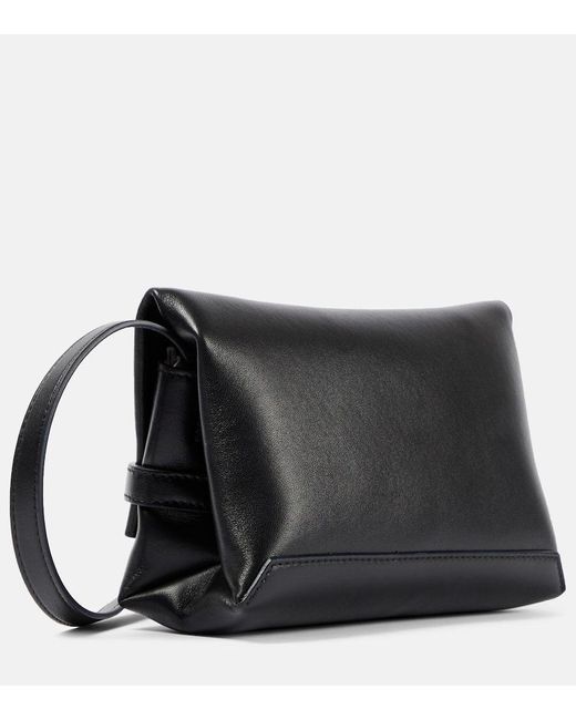 Victoria Beckham Black Chain Mini Leather Pouch With Strap