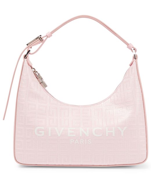 Givenchy Canvas Moon Cut Out Small Shoulder Bag in Blossom Pink (Pink ...