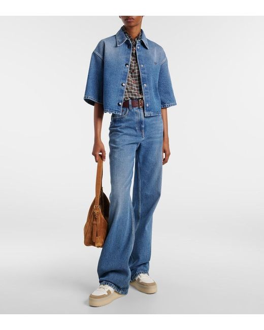 Prada Natural Nappa Leather Downtown Sneakers
