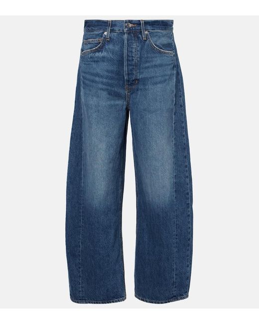 Jeans Barrel Ryder De Tiro Alto Veronica Beard de color Blue