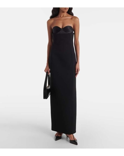 Khaite Black Lori Baguette Bag