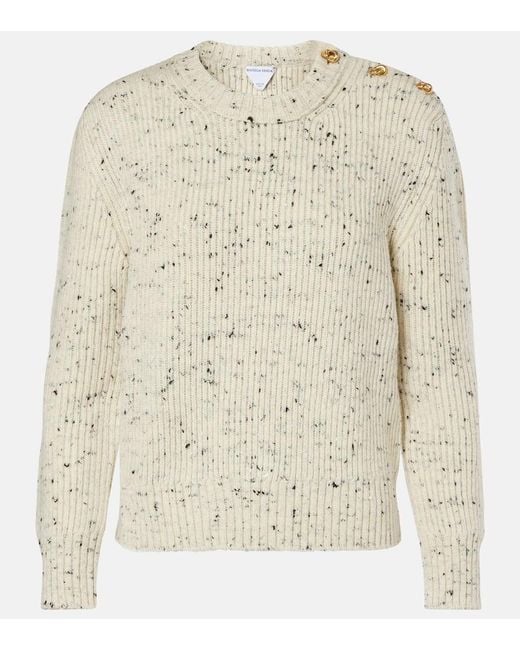 Bottega Veneta Natural Knot Wool-Blend Sweater