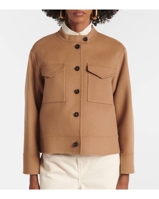 Cropped wool jacket new arrivals