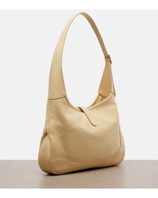Gucci Natural Jackie Medium Leather Shoulder Bag