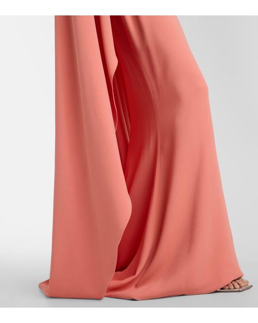 Elie Saab Pink Caped Gown