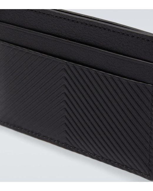Loewe Black Logo Leather Card Holder for men