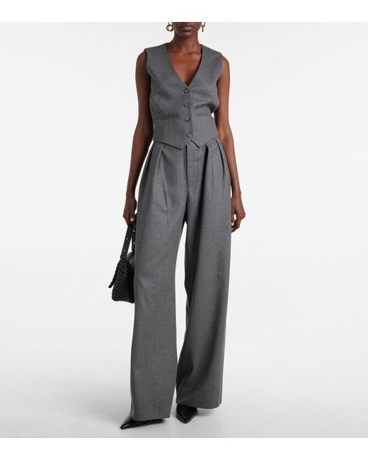 Wardrobe NYC Gray Single-Breasted Vest
