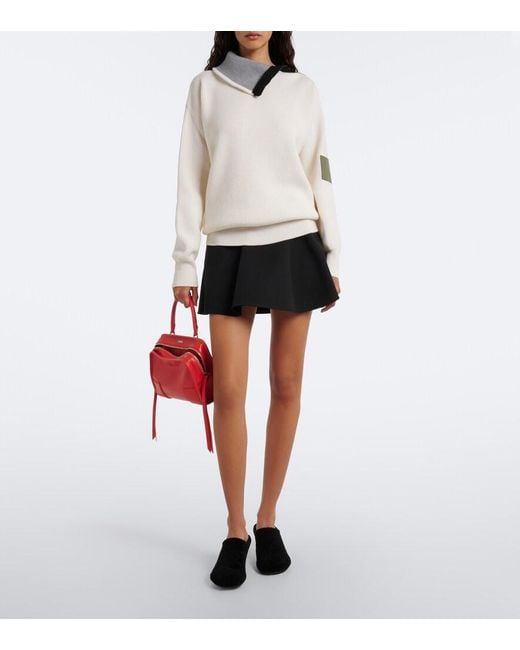 Pullover Double L di Loewe in White