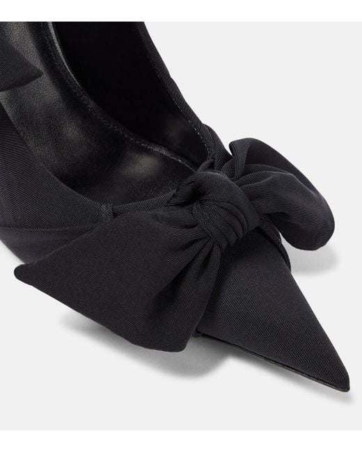 Balenciaga Black Knife Knot Bow-Detail Pumps