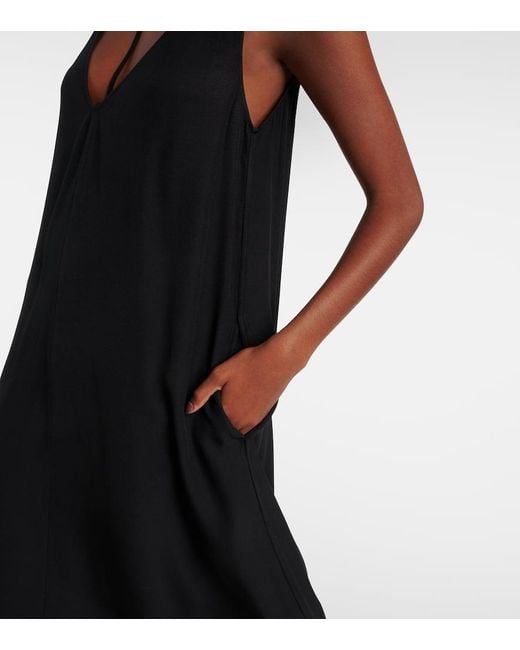 Mono De Crepe Saten Totême  de color Blue