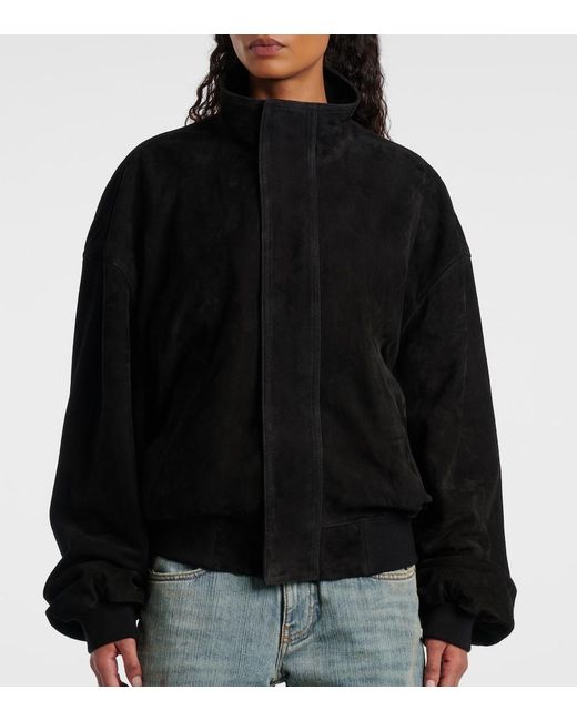 Balenciaga Black Suede Jacket