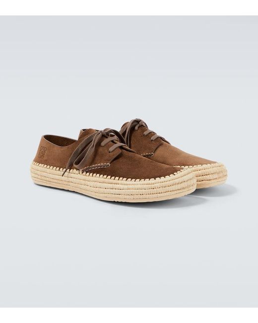 Chaussures Rio En Daim Loewe pour homme en coloris Brown
