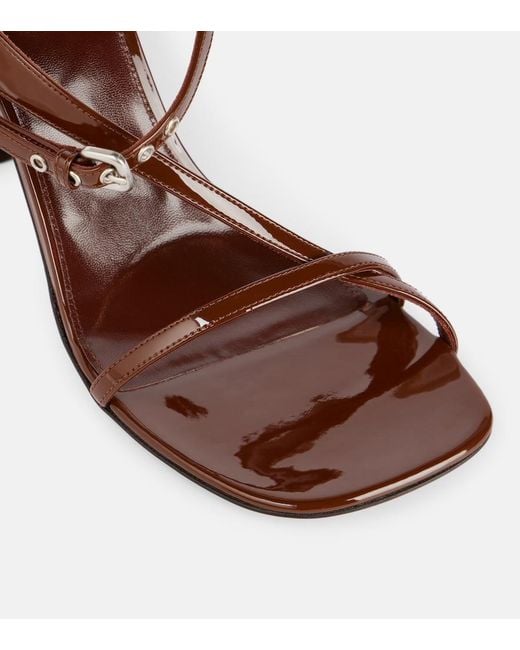 Dries Van Noten Brown 95 Leather Sandals