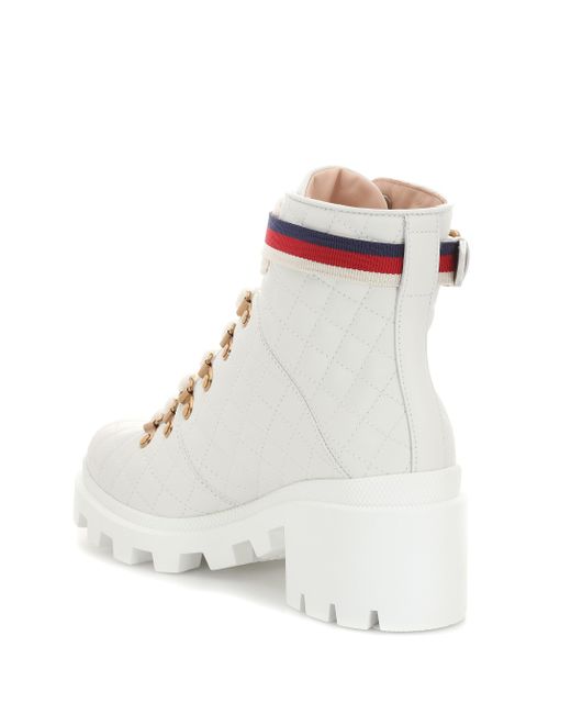 gucci boots white