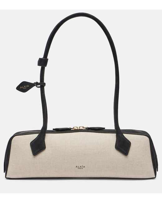 Borsa A Spalla Le Teckel Medium di Alaïa in Natural