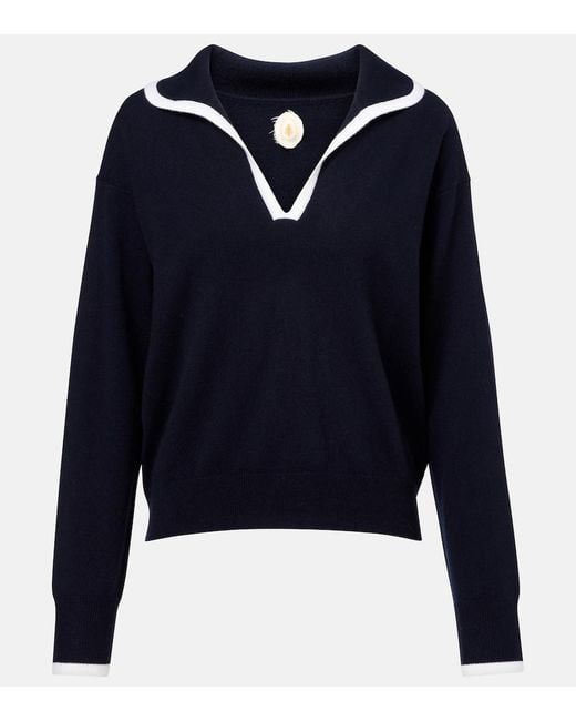 Jardin Des Orangers Blue Cashmere Sweater