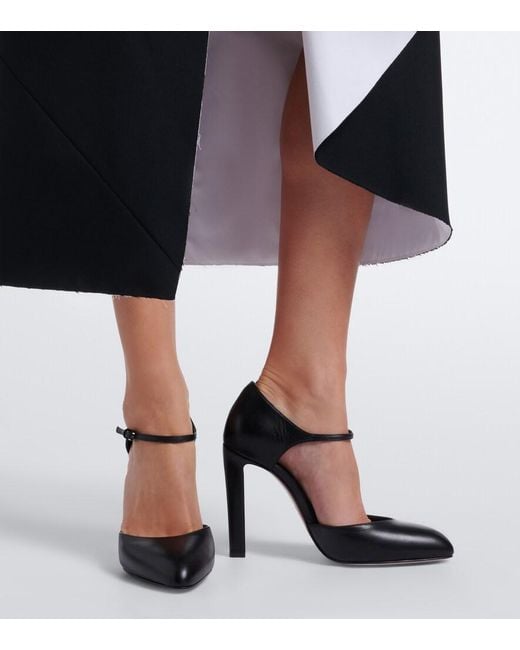 Christian Louboutin Black Fanny Leather Pumps