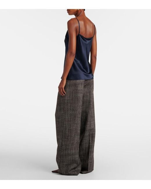 Joseph Blue Clea Silk Satin Camisole