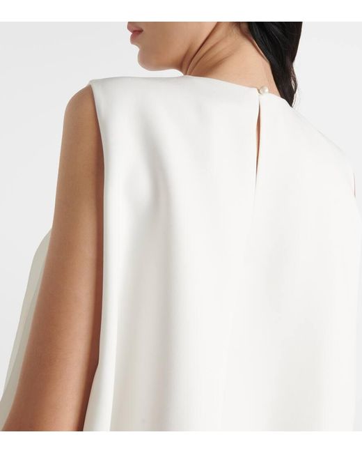 Novia - vestido corto Petra con lazo Roksanda de color White